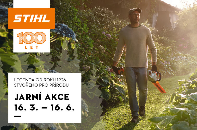 Jarní akce STIHL | Akční ceny na vybrané stroje a příslušenství