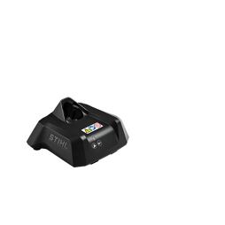 Nabíjecí stojan pro baterie značky STIHL určený k rychlému a bezpečnému dobití akumulátorů.