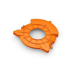 Transportní kryt chrání před možným poraněním při přepravě křovinořezů STIHL.