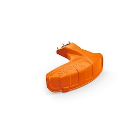 Ochranný kryt frézy nebo struny, určený pro zahradní nebo lesní motorové nářadí značky Stihl.