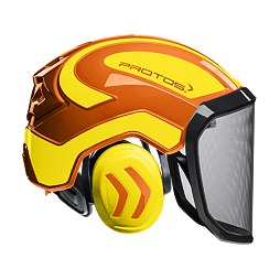 Kask Protos Integral FOREST pomarańczowo-żółty
