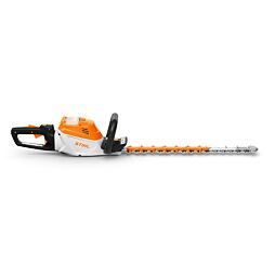 Aku nůžky na živý plot s dlouhým ostřím a ergonomickou rukojetí značky STIHL.