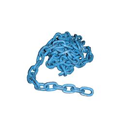 Łańcuszek kwadratowy niebieski 7mm