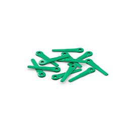 Tato sada zelených plastových nožů pro žací hlavy STIHL PolyCut 6-2 a STIHL PolyCut 18-2 se skládá z 12 vysoce kvalitních žacích prvků.