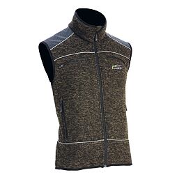 Pánská sportovní vesta bez rukávů se stojáčkem a několika zapínacími kapsami.