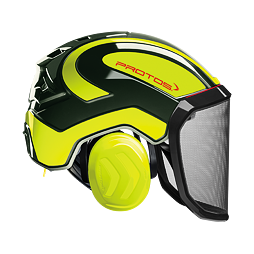 Kask PROTOS® Integral Forest F39 oliwkowo-neonowo-żółty