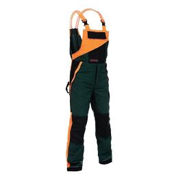 Pracovní kalhoty s laclem a nas