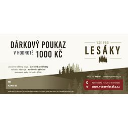 Bon podarunkowy o wartości 1000 CZK