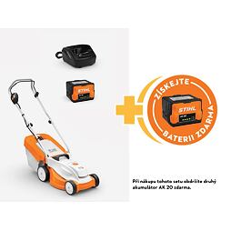 Aku sekačka STIHL s nabíječkou a baterií, k nákupu druhá baterie AK 20 zdarma.