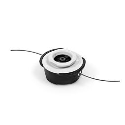 Náhradní strunová cívka s navinutou strunou pro motorovou sekačku nebo křovinořez.