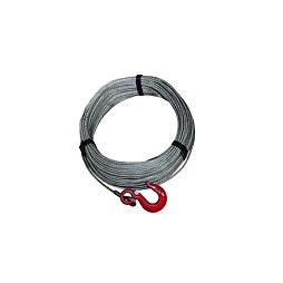 Lina stalowa 5mm/60m z hakiem