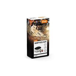 Balíček STIHL Service Kit pro motorovou pilu, obsahující vzduchový filtr, olej a svíčku pro údržbu a servis pily MS 661.