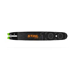 Vodicí lišta pro motorovou pilu STIHL Light 0A s délkou 100 cm určená pro přesné a snadné řezání.