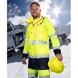 Kurtka odblaskowa MAXWELL żółto-niebieska