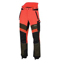 Pracovní kalhoty s zesílenými koleny a kapsami vhodné pro venkovní a manuální činnosti.