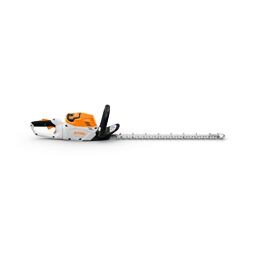 Aku nůžky na živé ploty STIHL s dlouhým ostřím a ergonomickou rukojetí pro pohodlné stříhání keřů a živých plotů.