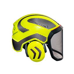 Kask Protos Integral FOREST neonowożółty + karbon