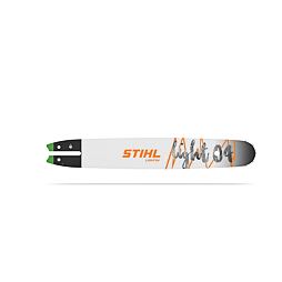 Lehká vodicí lišta STIHL Light 04, .325", 1,3 mm má speciální úzkou konstrukci, která zlepšuje vlastnosti při zapichování a zajišťuje nižší hmotnost.