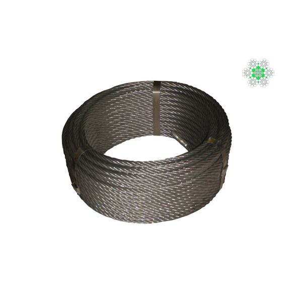 Lina stalowa 14mm DD Seal 114 drutów