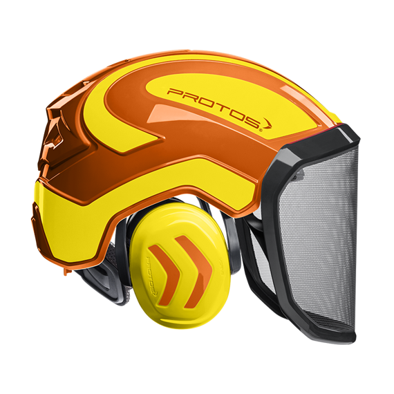 Kask Protos Integral FOREST pomarańczowo-żółty