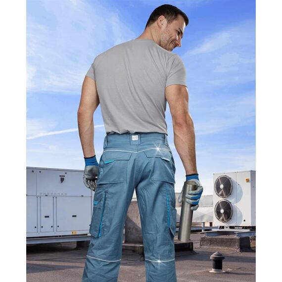 Spodnie Urban Summer z wysokim stanem, szare