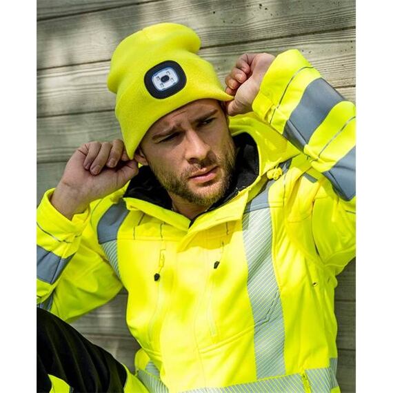 Czapka zimowa ARDON®BOAST z latarką LED żółta