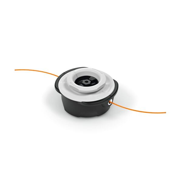 Náhradní cívka s vyztuženou strunou pro strunovou sekačku, určená k snadné výměně a provozu.