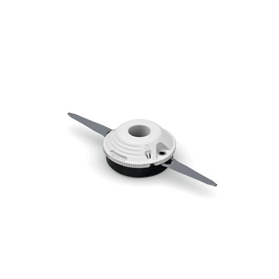 Náhradní nůž s plastovým držákem na zahradní elektrický křovinořez.