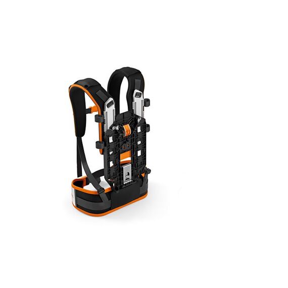 Nosný rám pro přenášení těžkých předmětů na zádech s polstrovanými ramenními popruhy a bederním pásem pro lepší rozložení váhy.