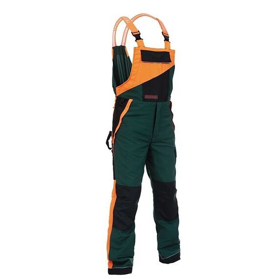 Pracovní kalhoty s laclem a nas