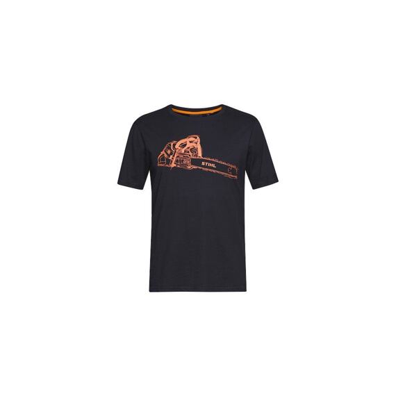 Czarna koszulka MS 500i, rozmiar M