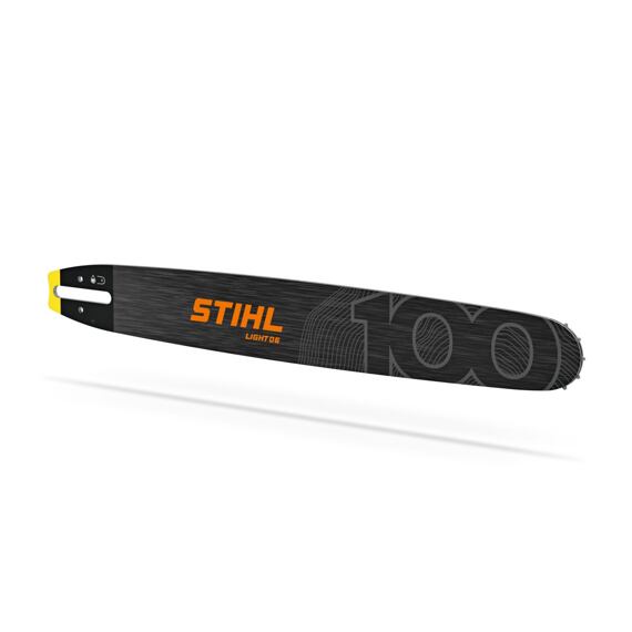 Vodicí lišta pro motorovou pilu značky STIHL s označením LIGHT 06 a délkou 100 cm.