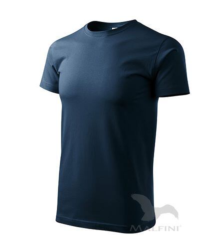 Koszulka unisex, gruba, nowa, ciemnoniebieska, rozmiar S-XXL