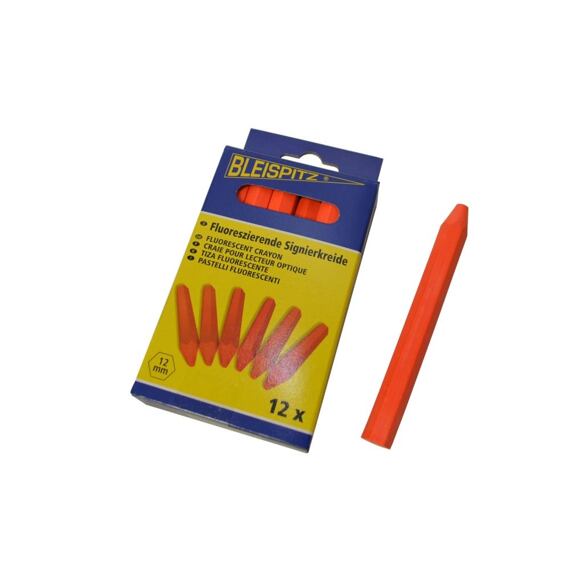 Kreda leśna Bleispitz 12mm, 12 szt./opakowanie fluorescencyjne