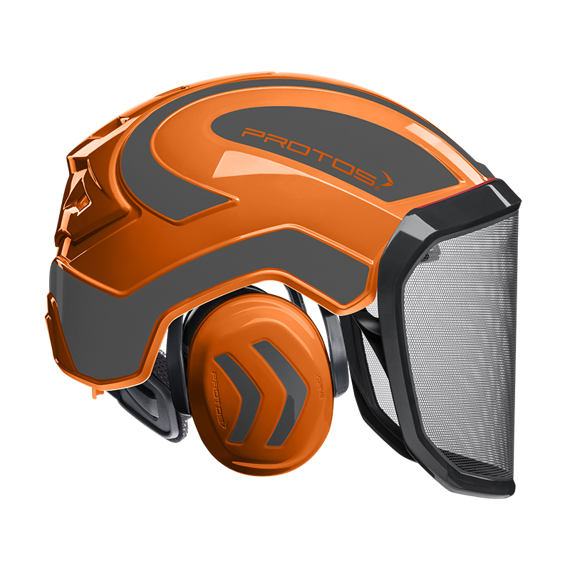 Kask Protos Integral FOREST pomarańczowo-szary