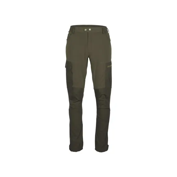 Pánské outdoorové kalhoty s několika kapsami, určené pro turistiku a aktivní pohyb v přírodě.