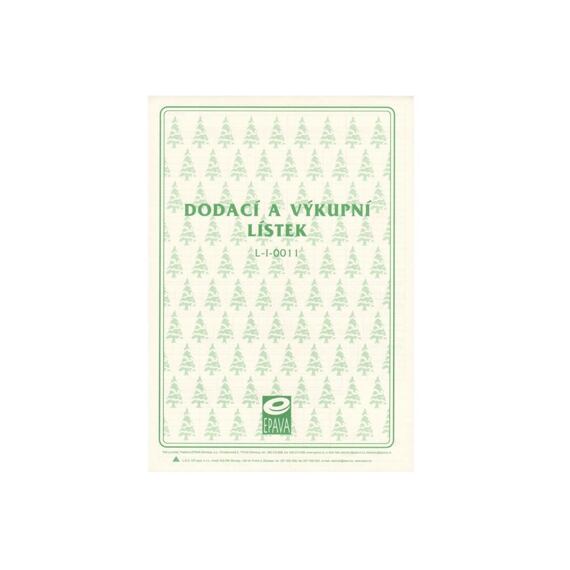 Paragon dostawy i zakupu