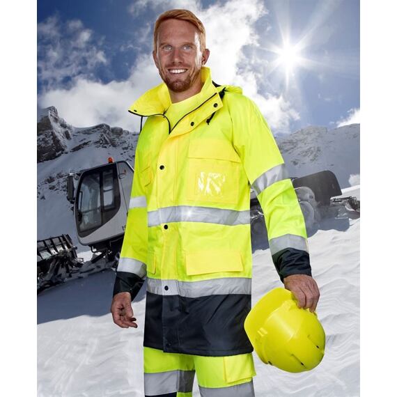 Kurtka odblaskowa MAXWELL żółto-niebieska