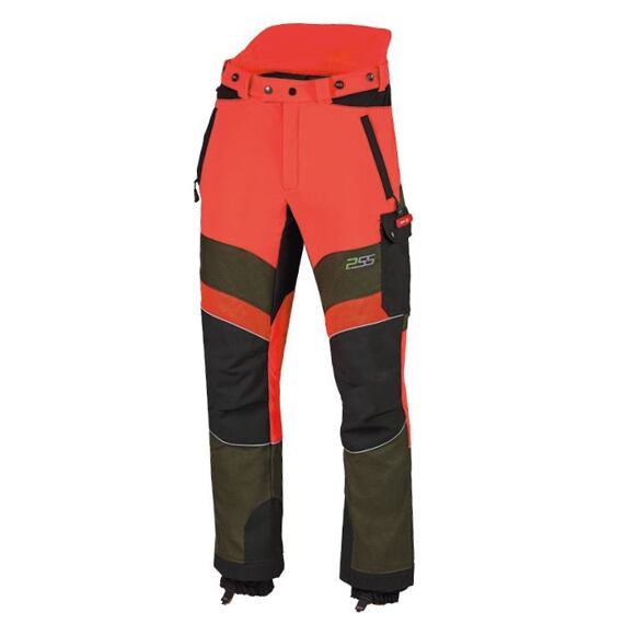 Pracovní kalhoty s zesílenými koleny a kapsami vhodné pro venkovní a manuální činnosti.