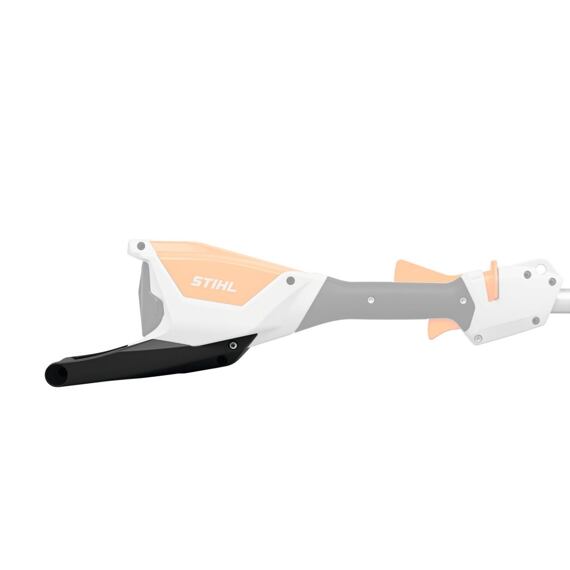 Elektrický nůž na větve s ergonomickou rukojetí a ochranou lišty značky STIHL.