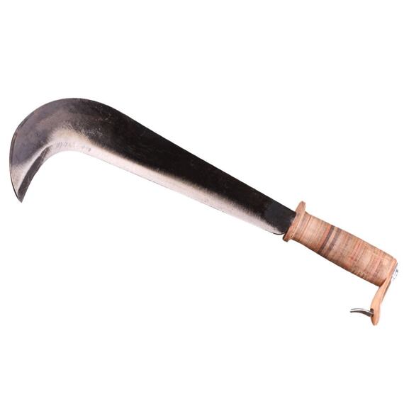 Maczeta z rękojeścią skórzaną