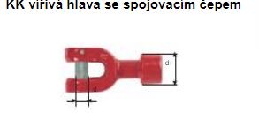 KK 10 Głowica obrotowa z bolcem łączącym Pewag