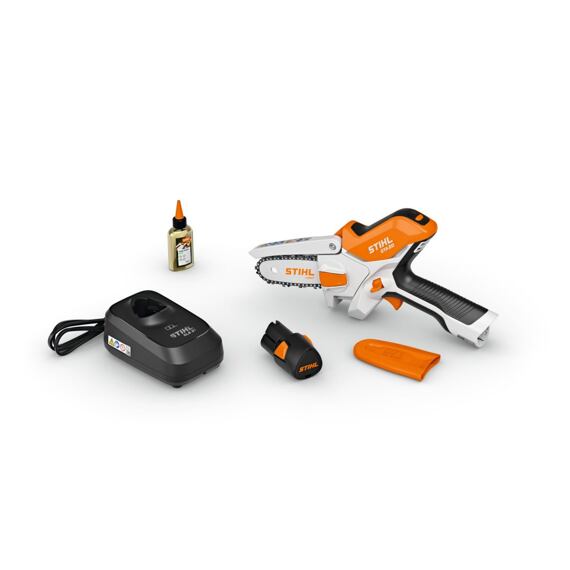 Akumulátorová řetězová minipila - Stihl GTA 20 SET, akumulátor AS 2, nabíječka AL 1