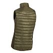 Pánská prošívaná vesta bez rukávů s vysokým límcem určená pro zateplení a ochranu před chladem.