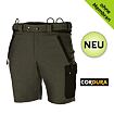 Pánské pracovní kraťasy s kapsami a poutky na opasek, vyrobené z odolného materiálu Cordura, bez membrány.