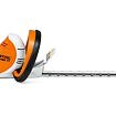 Elektrický plotostřih Stihl s kovovým ostrým nožem a ergonomickou rukojetí.