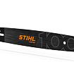 Vodicí lišta pro motorovou řetězovou pilu STIHL, model Light 04, určená pro přesné a efektivní řezání dřeva.